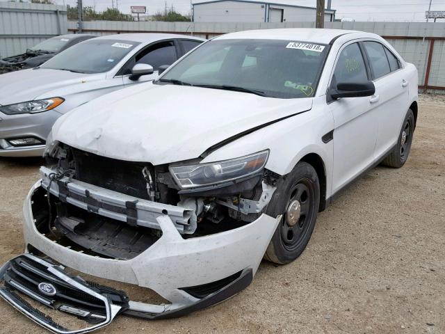 1FAHP2L96EG138862 - 2014 FORD TAURUS POL WHITE photo 2