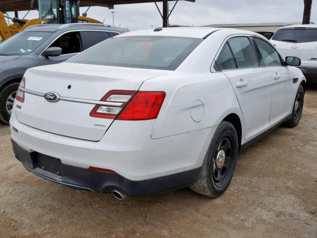 1FAHP2L96EG138862 - 2014 FORD TAURUS POL WHITE photo 4