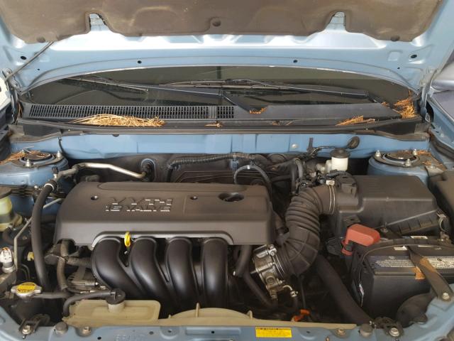 2T1KR32E77C654681 - 2007 TOYOTA COROLLA MA BLUE photo 7