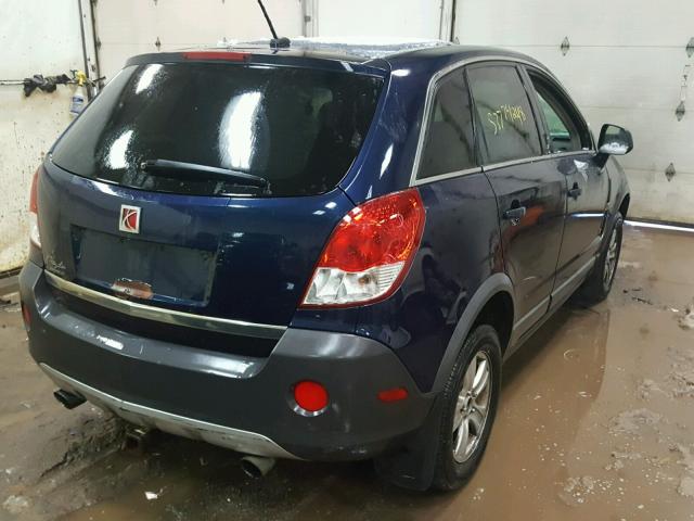 3GSDL43N68S505301 - 2008 SATURN VUE XE BLUE photo 4