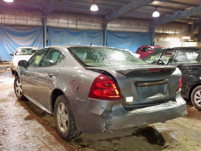 2G2WP552681193384 - 2008 PONTIAC GRAND PRIX SILVER photo 3
