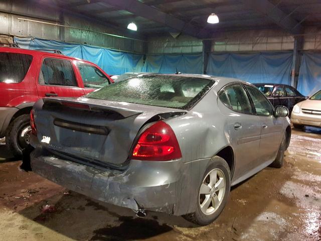 2G2WP552681193384 - 2008 PONTIAC GRAND PRIX SILVER photo 4