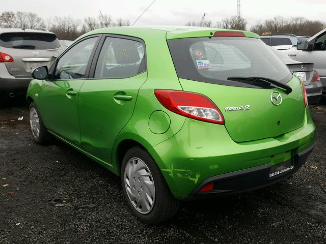 JM1DE1HZ9B0122127 - 2011 MAZDA MAZDA2 GREEN photo 3