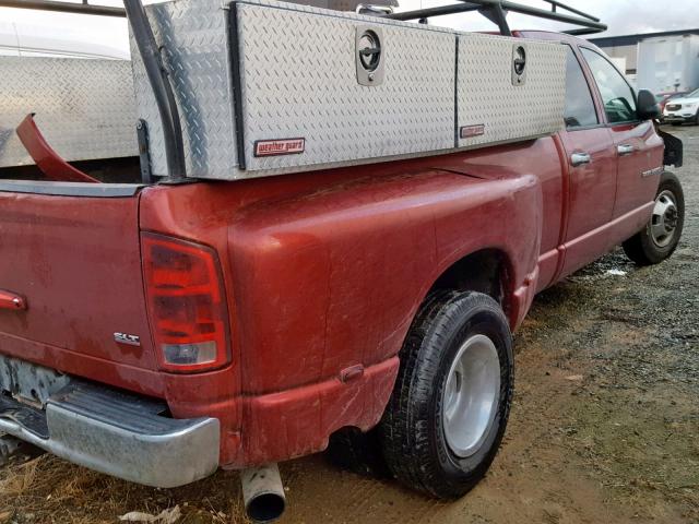 3D7ML48C96G128035 - 2006 DODGE RAM 3500 S RED photo 4