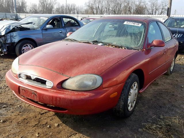 1MELM50U8TA655182 - 1996 MERCURY SABLE GS MAROON photo 2