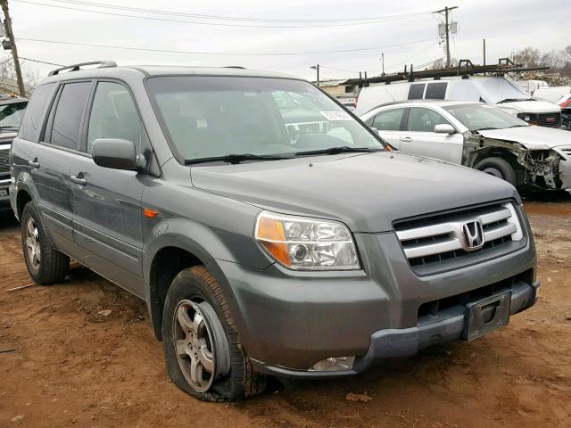 5FNYF18388B056318 - 2008 HONDA PILOT SE GRAY photo 1