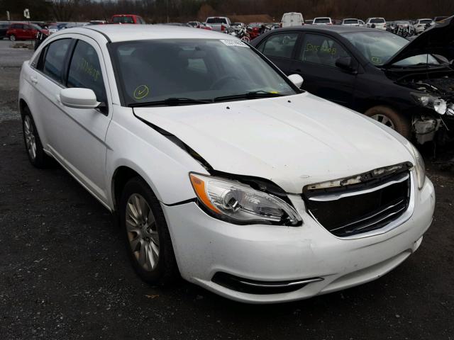 1C3CCBAB7CN204516 - 2012 CHRYSLER 200 LX WHITE photo 1