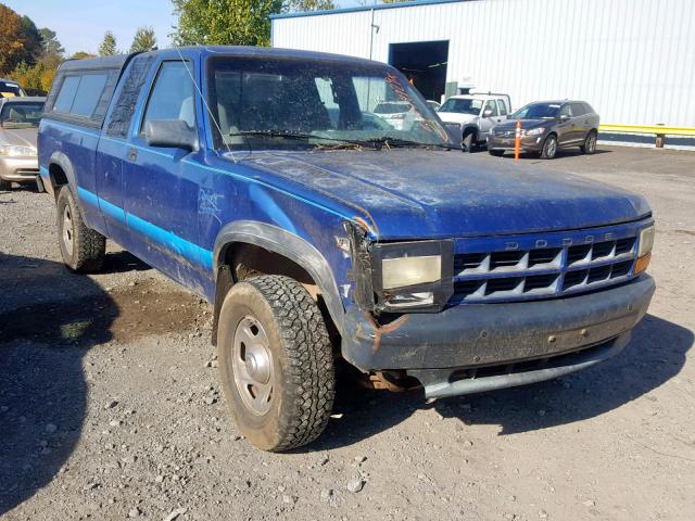 1B7GG23YXSW917695 - 1995 DODGE DAKOTA BLUE photo 1