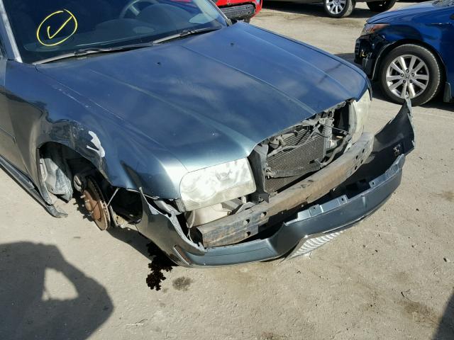 2C3KA43RX6H308955 - 2006 CHRYSLER 300 BLUE photo 9