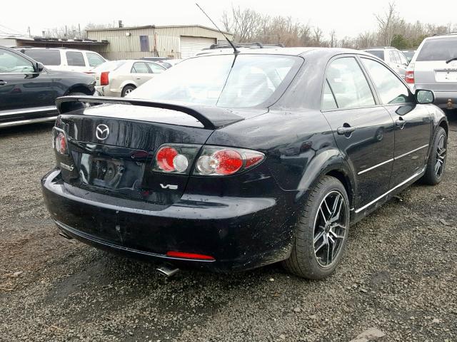 1YVHP81D085M15486 - 2008 MAZDA 6 S BLACK photo 4