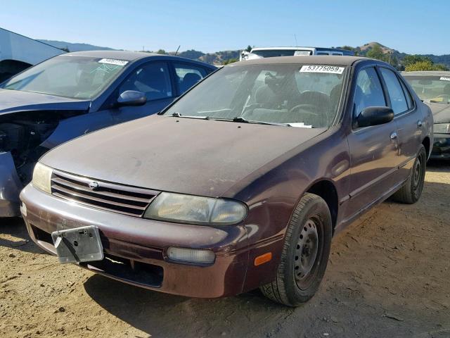 1N4BU31D8VC239114 - 1997 NISSAN ALTIMA XE MAROON photo 2