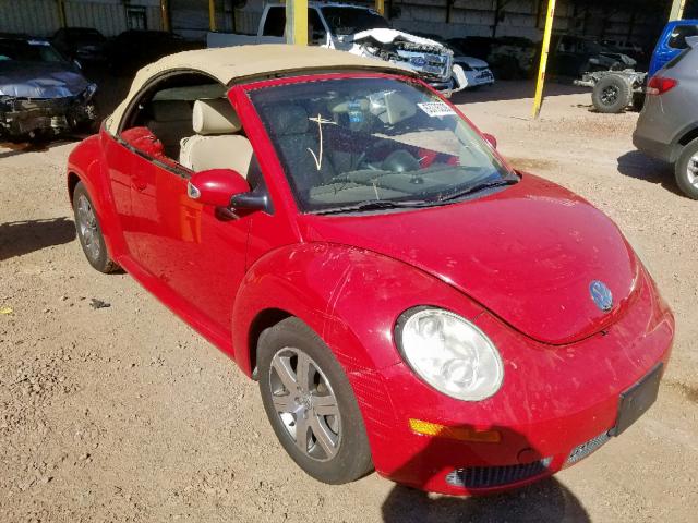 3VWPF31Y96M327177 - 2006 VOLKSWAGEN NEW BEETLE 红色 照片 1