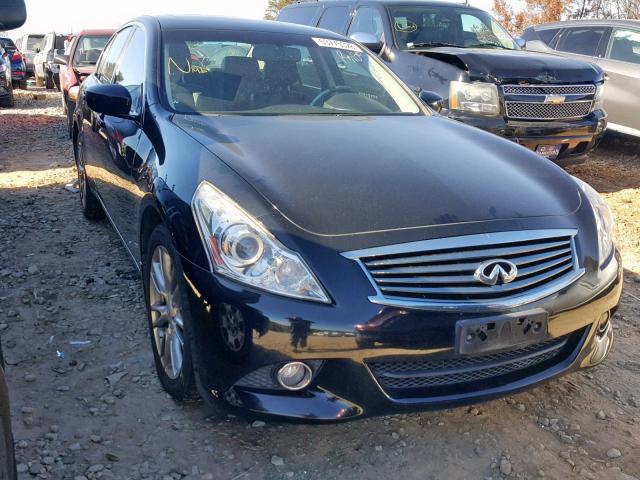 JN1CV6AR4DM751523 - 2013 INFINITI G37 BLACK photo 1