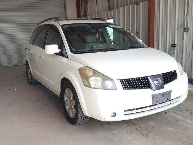 5N1BV28U46N127810 - 2006 NISSAN QUEST S WHITE photo 1