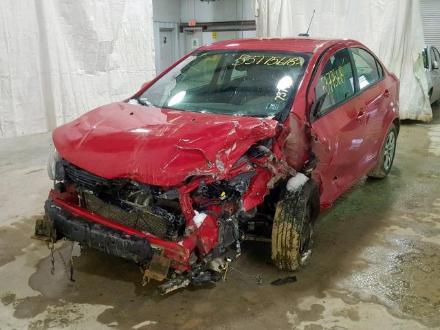 1G1JA5SG7H4139015 - 2017 CHEVROLET SONIC LS 红色 照片 2