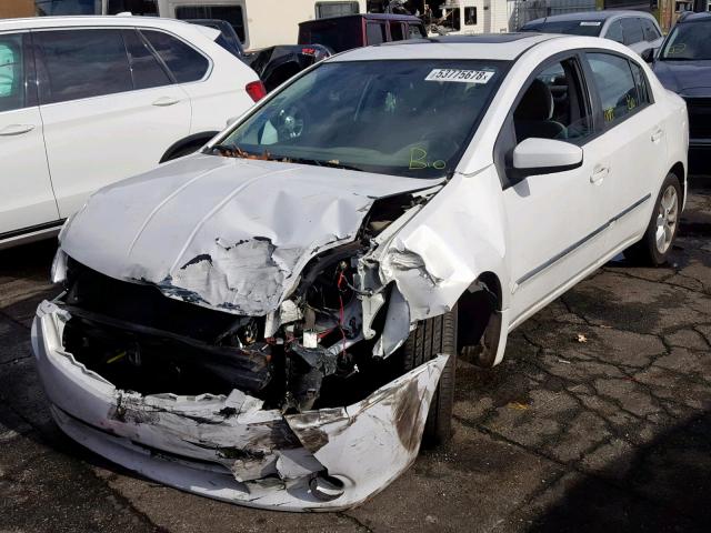 3N1AB6AP5AL676478 - 2010 NISSAN SENTRA 2.0 WHITE photo 2