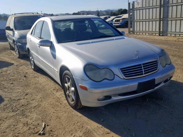 WDBRF61J63A419015 - 2003 MERCEDES-BENZ C 240 SILVER photo 1