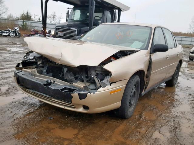 1G1ND52F65M158179 - 2005 CHEVROLET CLASSIC BEIGE photo 2