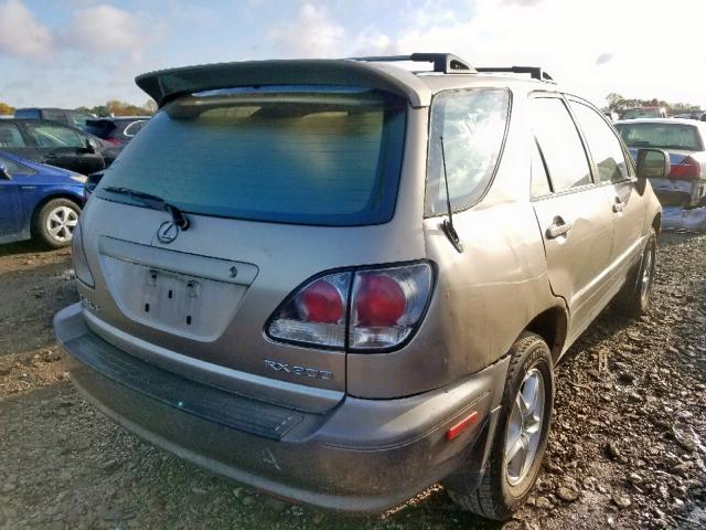 JTJHF10U210224265 - 2001 LEXUS RX 300 TAN photo 4