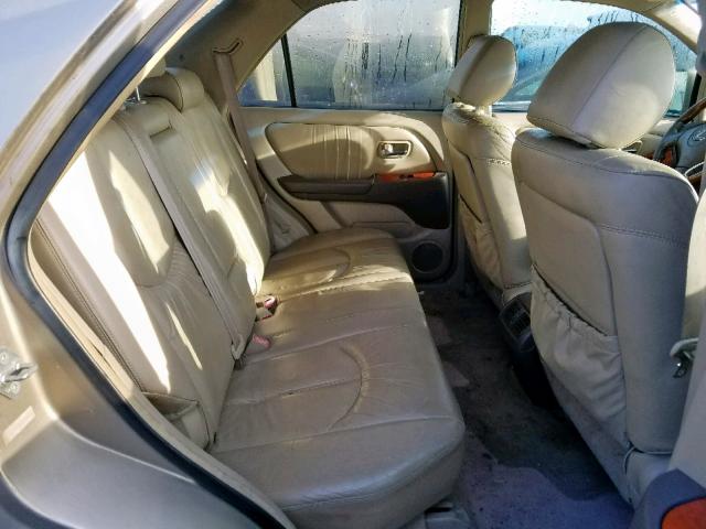 JTJHF10U210224265 - 2001 LEXUS RX 300 TAN photo 6