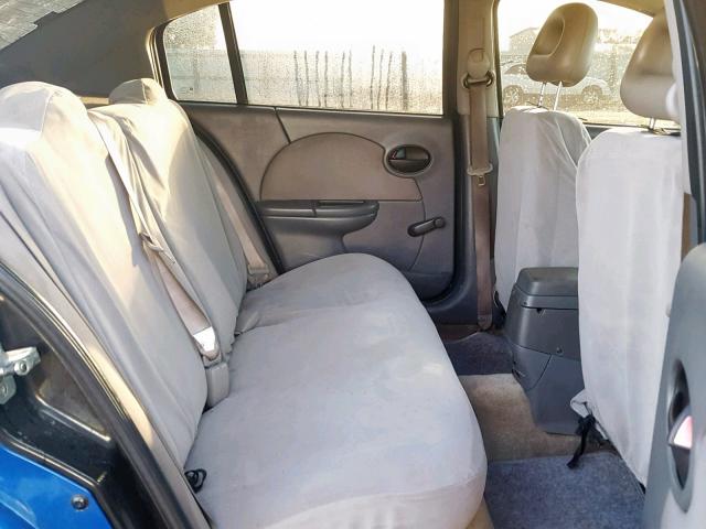 1G8AJ52F54Z100218 - 2004 SATURN ION LEVEL BLUE photo 6