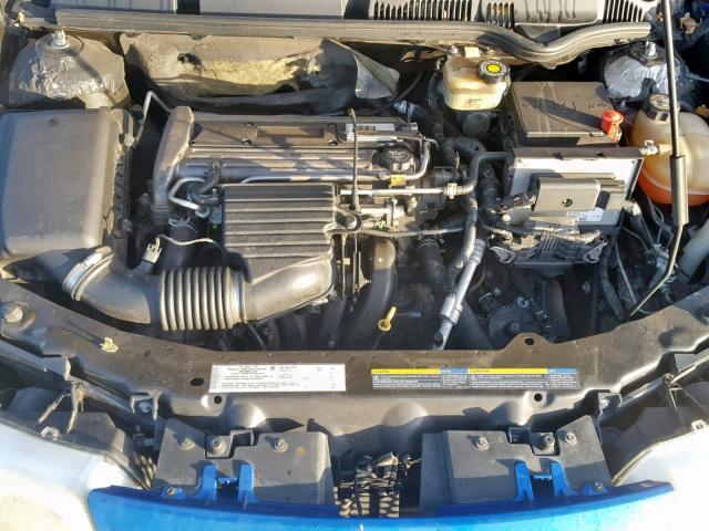 1G8AJ52F54Z100218 - 2004 SATURN ION LEVEL BLUE photo 7