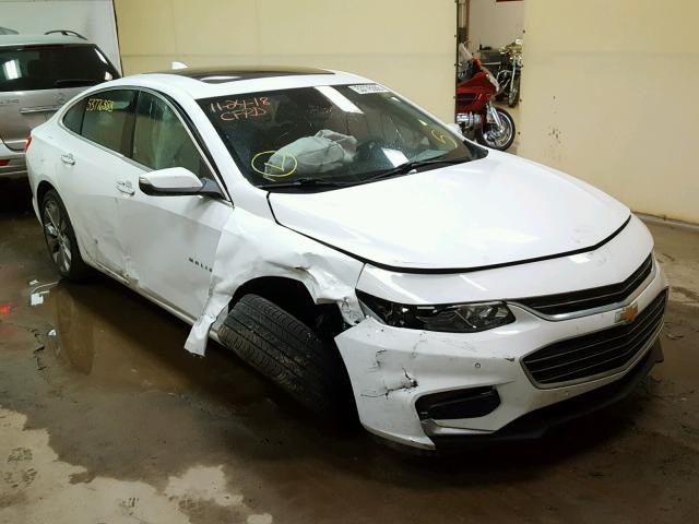 1G1ZH5SX5GF354832 - 2016 CHEVROLET MALIBU PRE WHITE photo 1