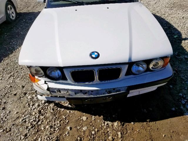 WBAHE6327SGF33512 - 1995 BMW 540 I AUTO WHITE photo 7