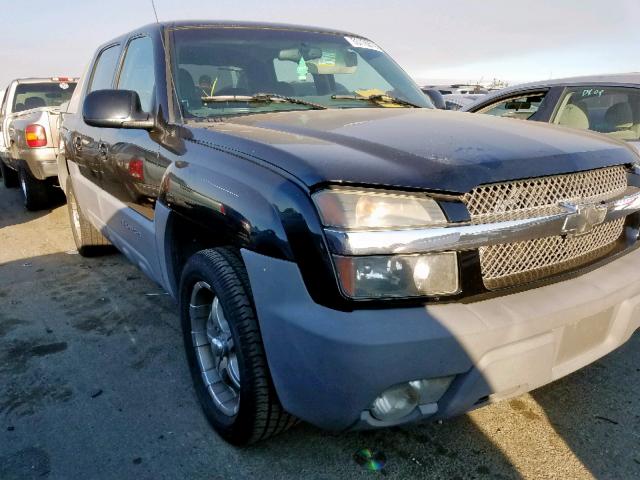 3GNEC13T82G112401 - 2002 CHEVROLET AVALANCHE BLACK photo 1