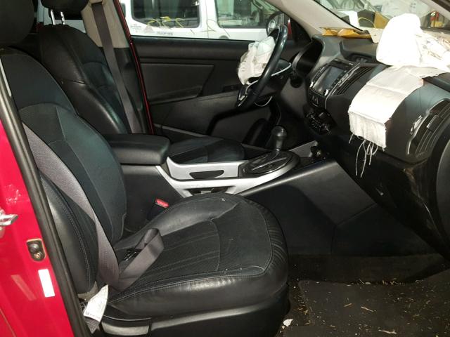 KNDPCCA66E7654106 - 2014 KIA SPORTAGE S RED photo 5