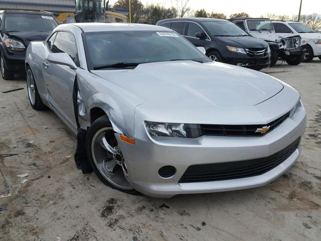 2G1FA1E34E9154393 - 2014 CHEVROLET CAMARO LS SILVER photo 1