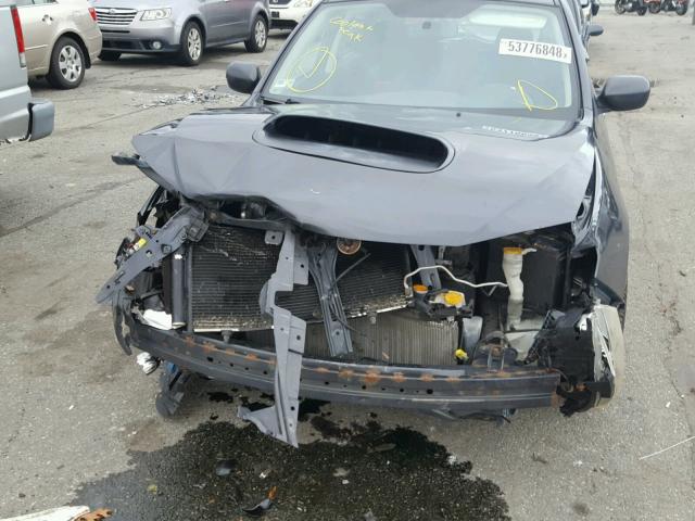 JF1GH76699G806294 - 2009 SUBARU IMPREZA WR GRAY photo 9