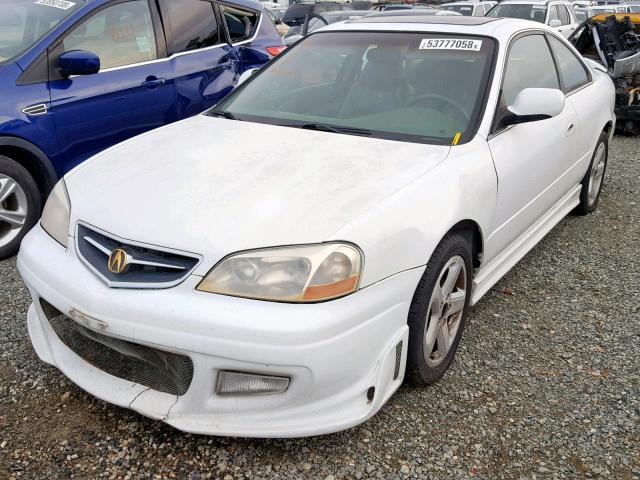 19UYA42721A016618 - 2001 ACURA 3.2CL TYPE WHITE photo 2