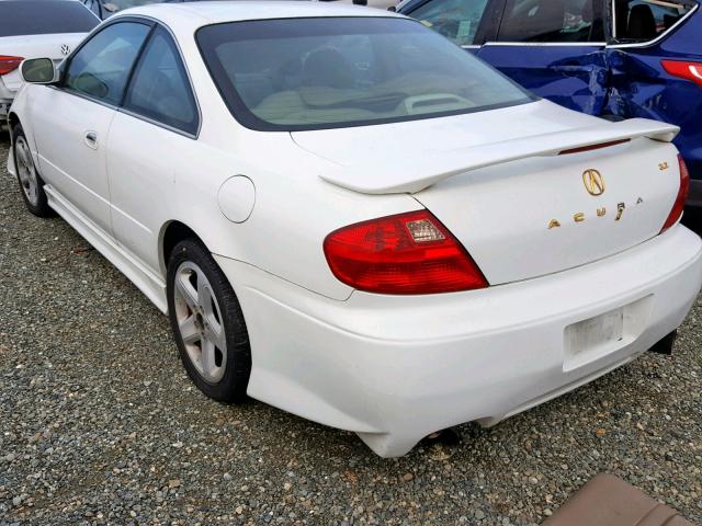 19UYA42721A016618 - 2001 ACURA 3.2CL TYPE WHITE photo 3