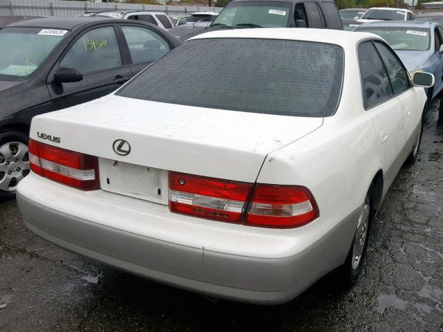 JT8BF28G5Y5090537 - 2000 LEXUS ES 300 WHITE photo 4