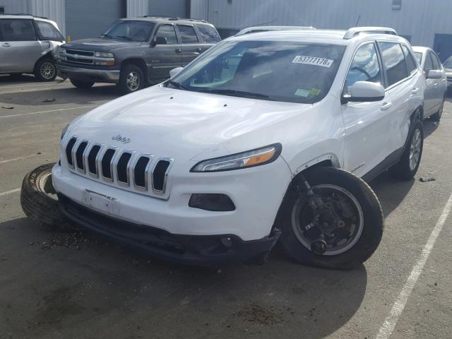 1C4PJMCB9FW739292 - 2015 JEEP CHEROKEE L WHITE photo 2