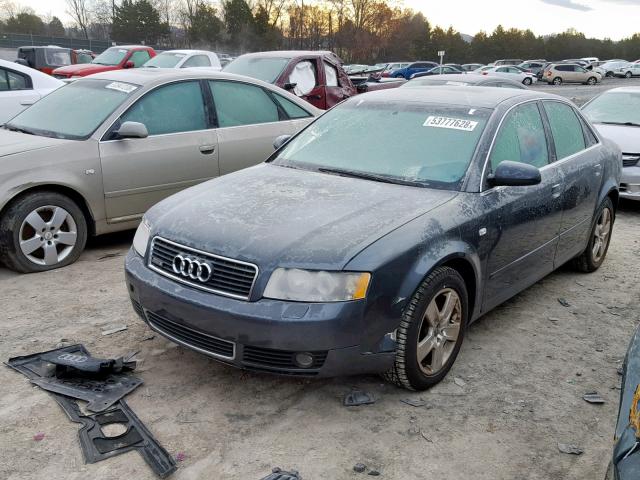 WAULT68E83A251450 - 2003 AUDI A4 3.0 QUA GRAY photo 2