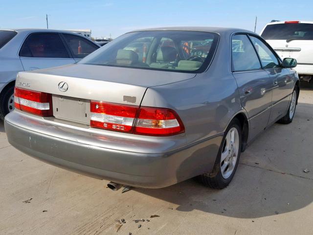 JT8BF28G115110370 - 2001 LEXUS ES 300 BEIGE photo 4