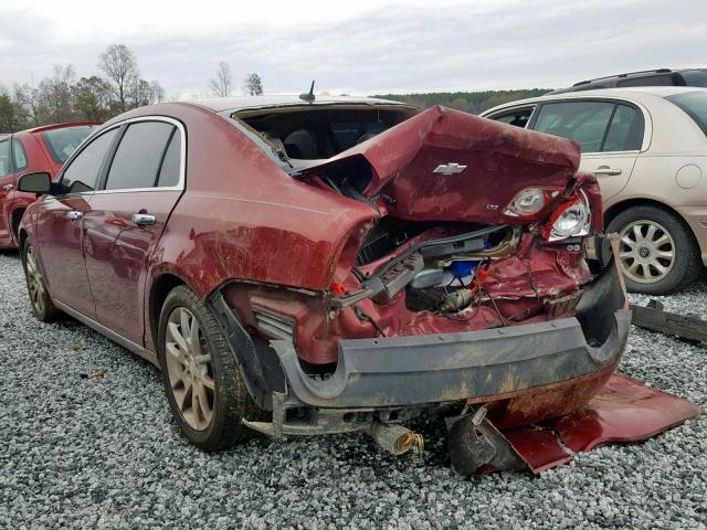 1G1ZK57719F158190 - 2009 CHEVROLET MALIBU LTZ RED photo 3