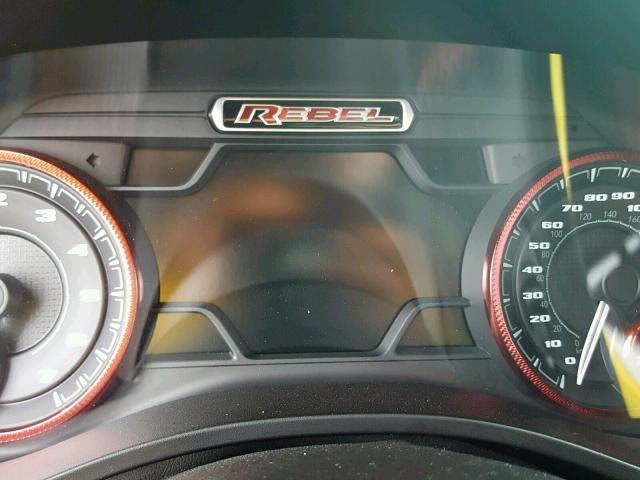 1C6SRFLT9KN584502 - 2019 RAM 1500 REBEL შავი ფოტო 8