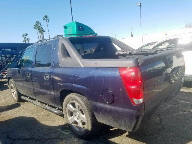 3GNEC12Z06G113974 - 2006 CHEVROLET AVALANCHE BLUE photo 3