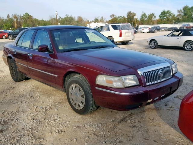 2MEFM74V27X620775 - 2007 MERCURY GRAND MARQ BURGUNDY photo 1