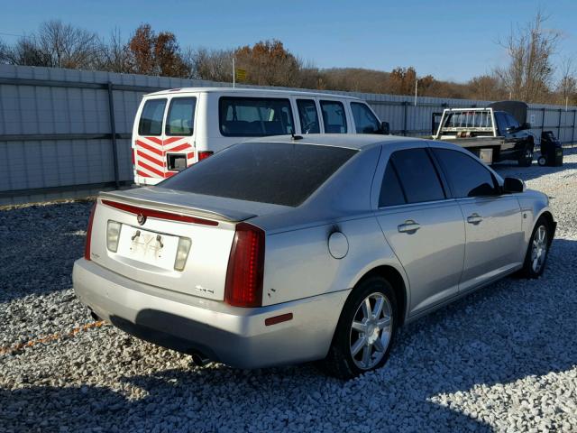 1G6DW677750237035 - 2005 CADILLAC STS SILVER photo 4