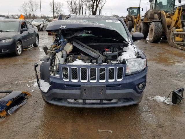 1C4NJCAB4CD626796 - 2012 JEEP COMPASS BA BLUE photo 9