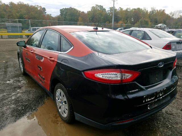 3FA6P0G70DR249774 - 2013 FORD FUSION S RED photo 3