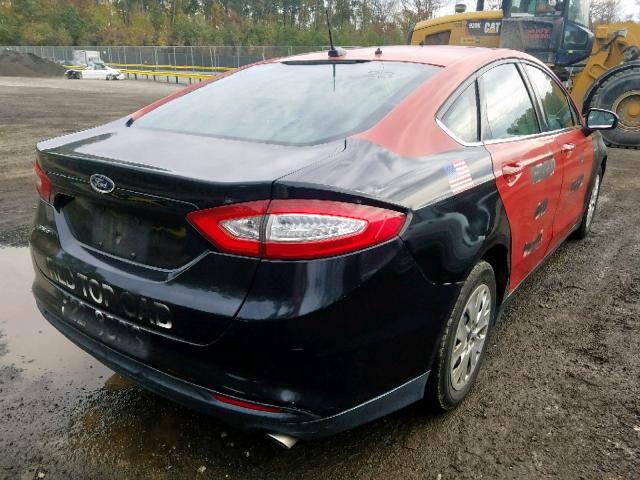 3FA6P0G70DR249774 - 2013 FORD FUSION S RED photo 4