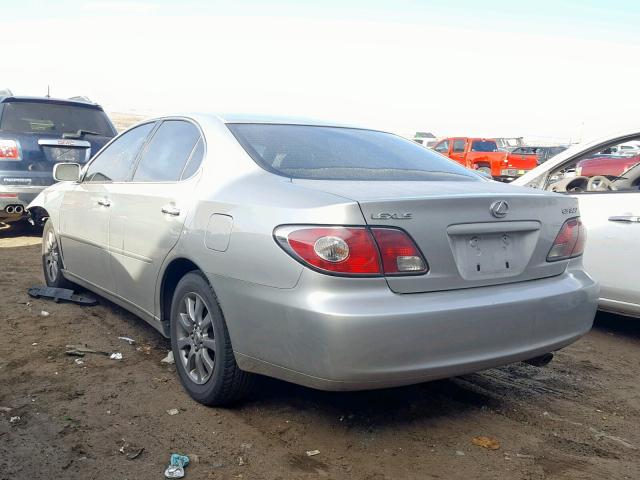 JTHBF30G936002142 - 2003 LEXUS ES 300 SILVER photo 3