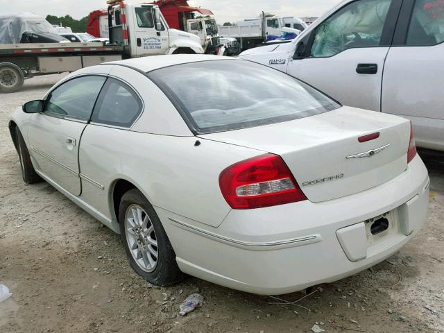 4C3AG42G74E058815 - 2004 CHRYSLER SEBRING LX WHITE photo 3