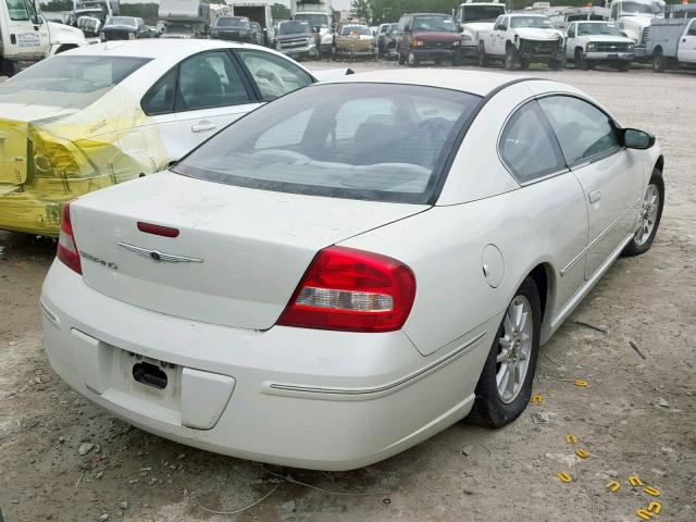 4C3AG42G74E058815 - 2004 CHRYSLER SEBRING LX WHITE photo 4