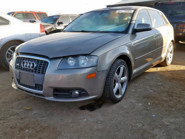 WAUKD98P37A124283 - 2007 AUDI A3 S-LINE TAN photo 2